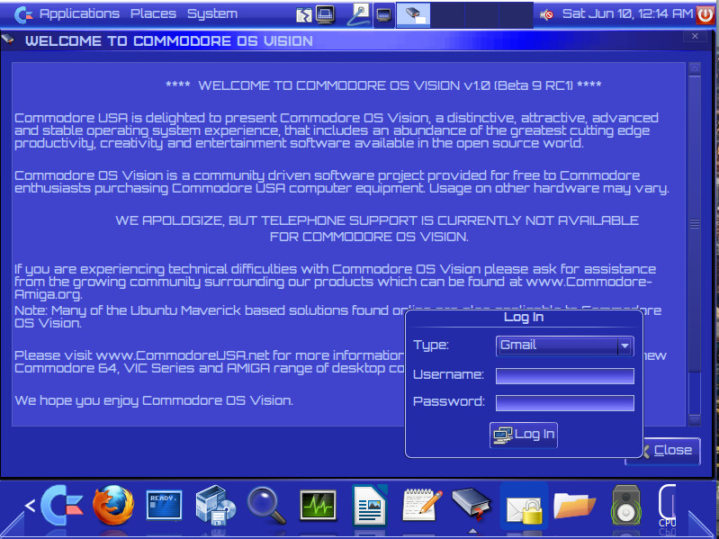 Commodore OS Vision 64 Beta9 Live Installer 2 DVD Set June 2023 USA SELLER
