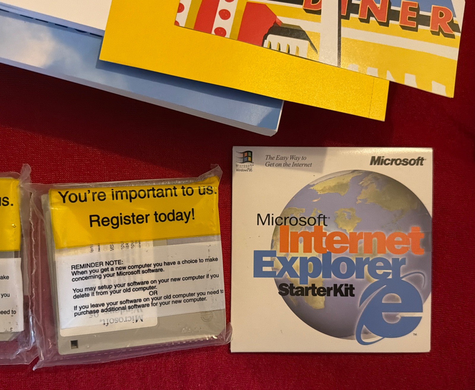 Microsoft Windows 95 OS 3.5″ Floppy MS-DOS PCs 1995, Includes Key