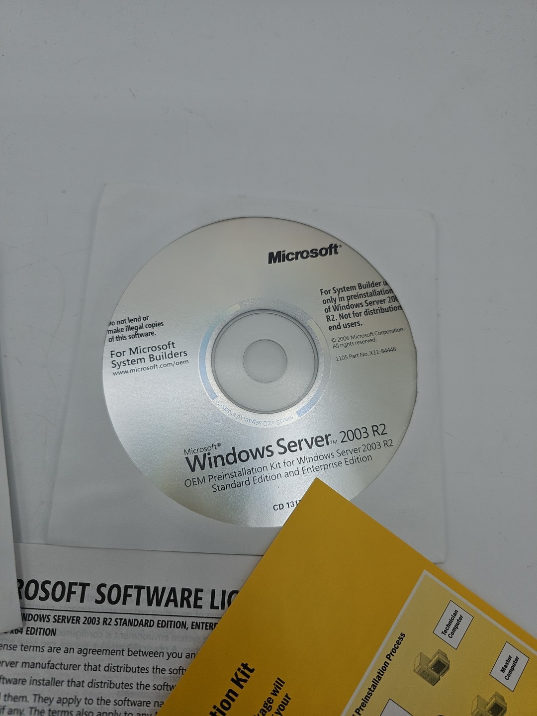 Microsoft Windows Server 2003 R2 Preinstallation Kit CD+ system resource manager