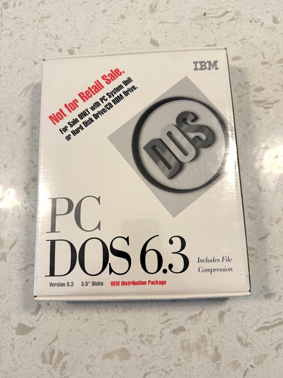 NEW SEALED!! IBM PC-DOS 6.3 Original 3.5″ Inch Floppy Disks OEM 1993