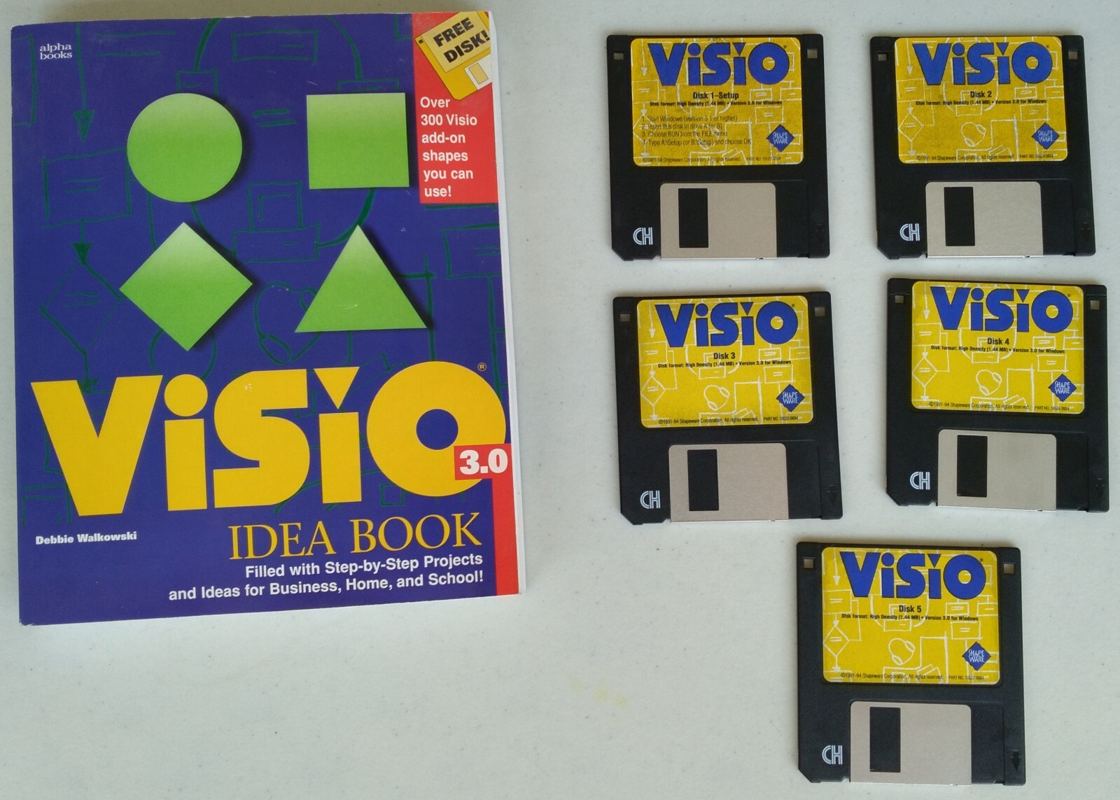 Visio 3.0 Publishing/Graphics for OS/2 2.x & higher with WinOS2, Win3.x/95/98/NT