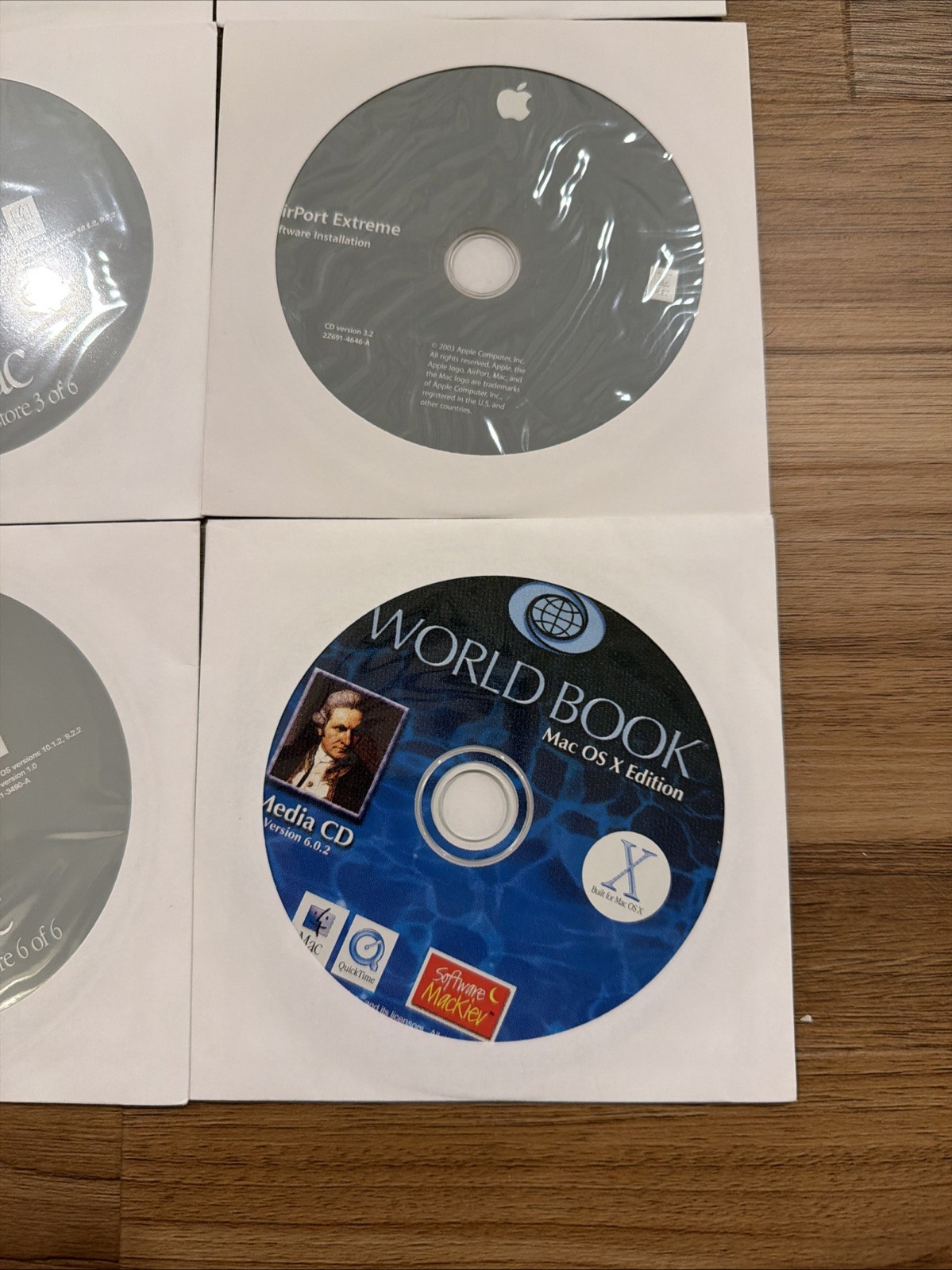 Apple iMac OS X Install Disks 10.1.2 + Applications + iMac Software Restore