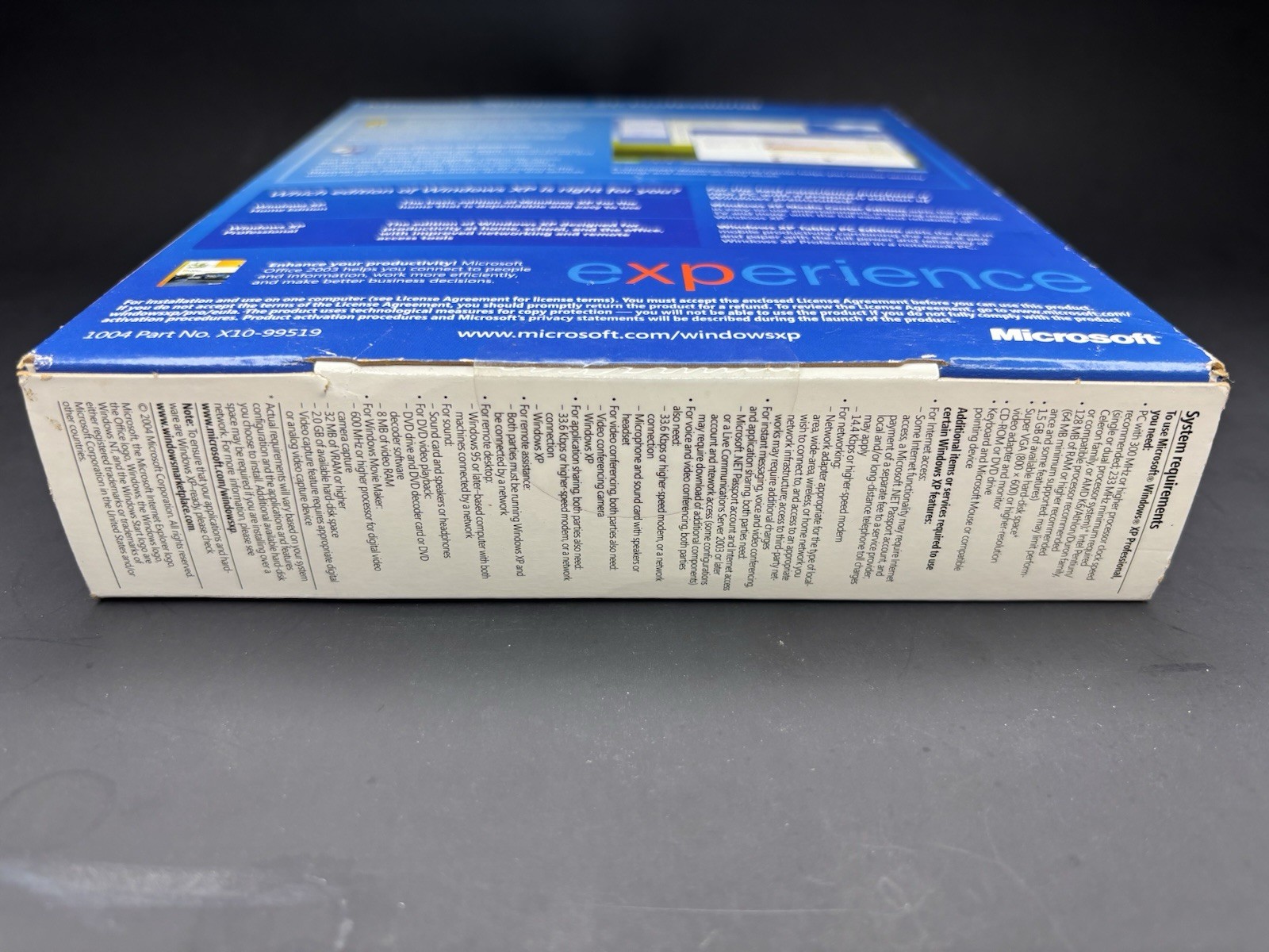 Microsoft Windows XP Professional SP2 Full English New Sealed Big Retail Box