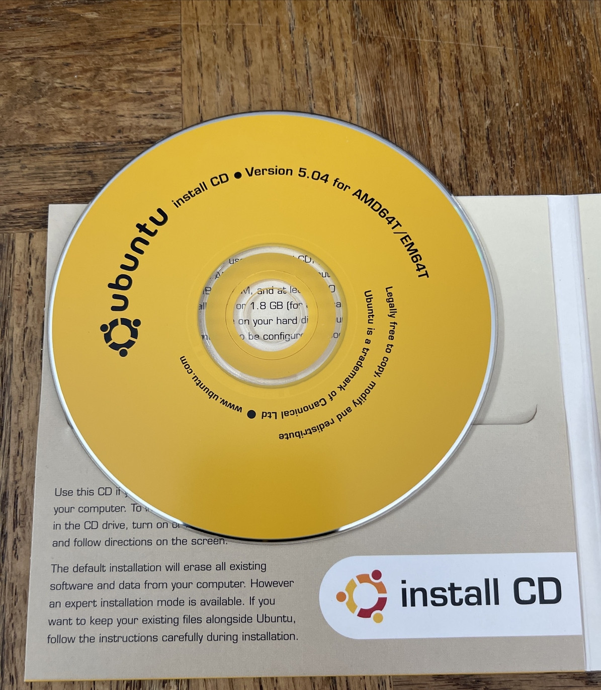Ubuntu Linux Version 5.04 AMD64 Software