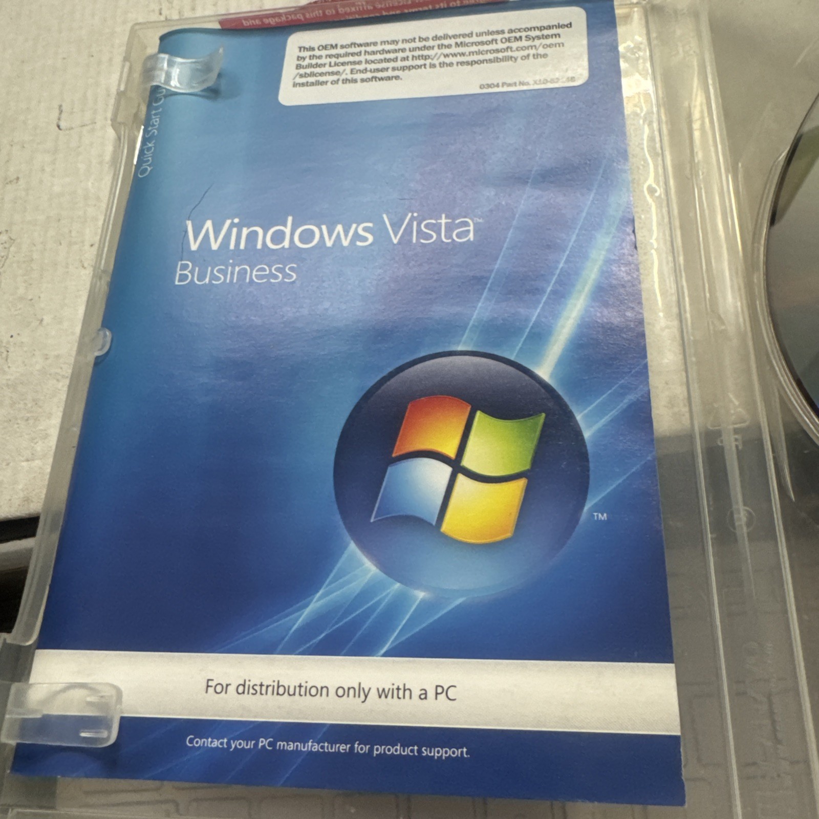 Microsoft Windows Vista Business 32-Bit Y