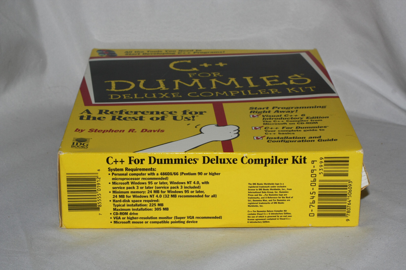 C++ For Dummies Deluxe Compiler Kit Microsoft Visual C++ 6 Introductory Edition