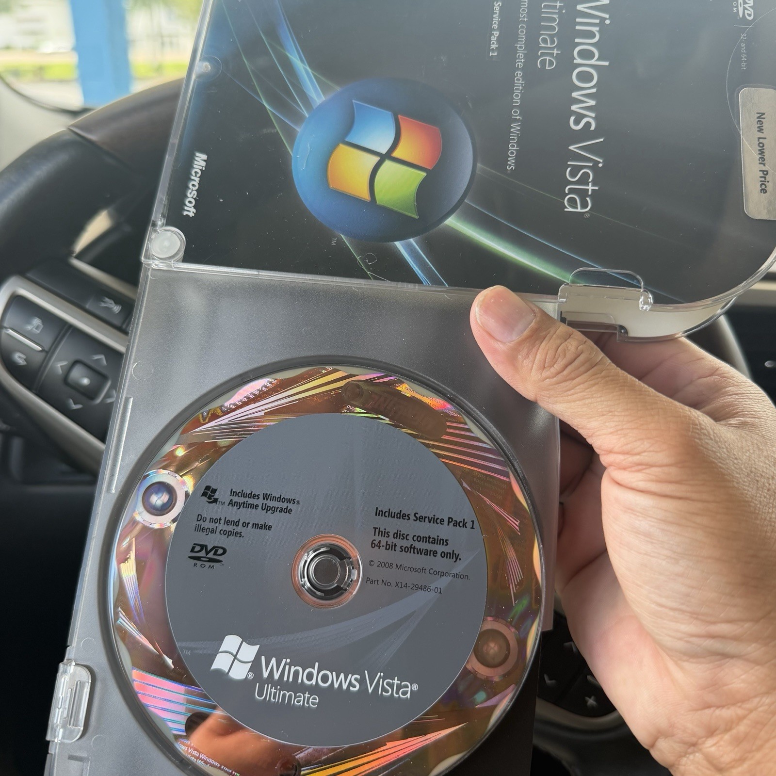 Microsoft Windows Vista Ultimate 32 & 64 Bit DVD ROM