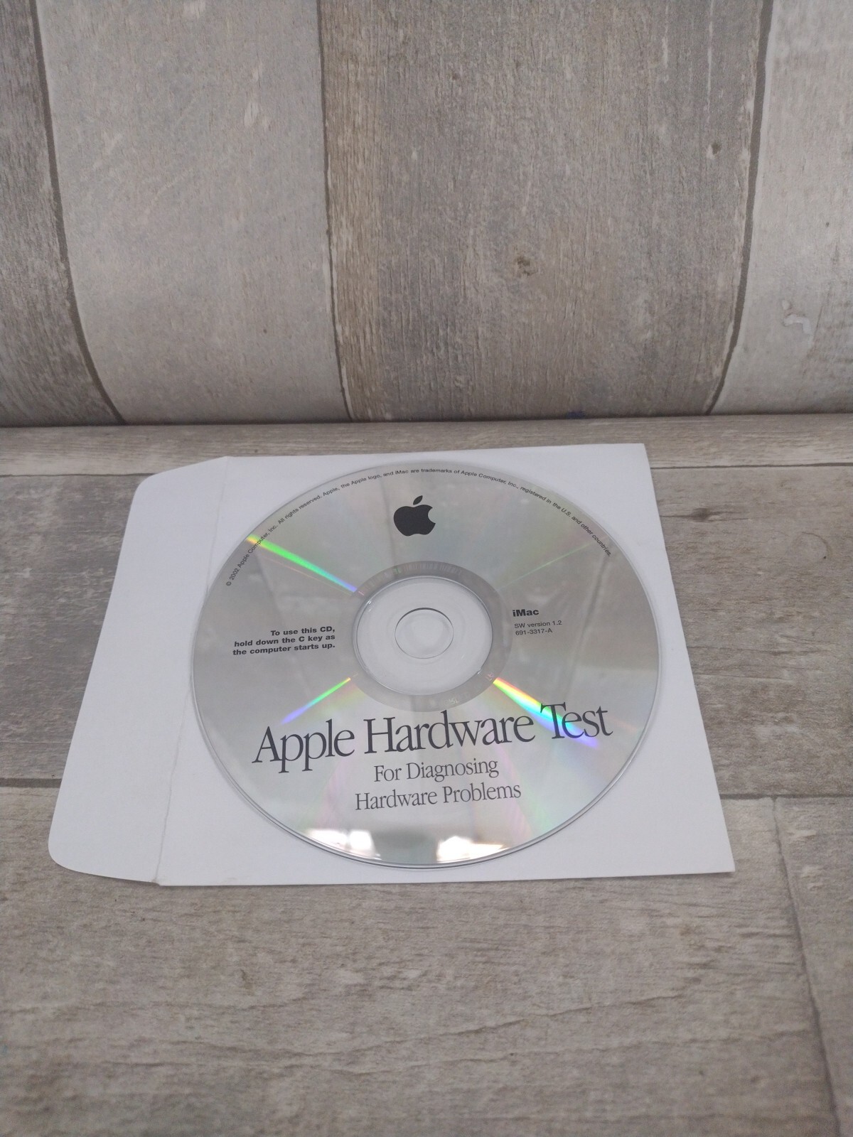 Apple Hardware Test CD DVD iMac OS Software Version 1.2 691-3317-A