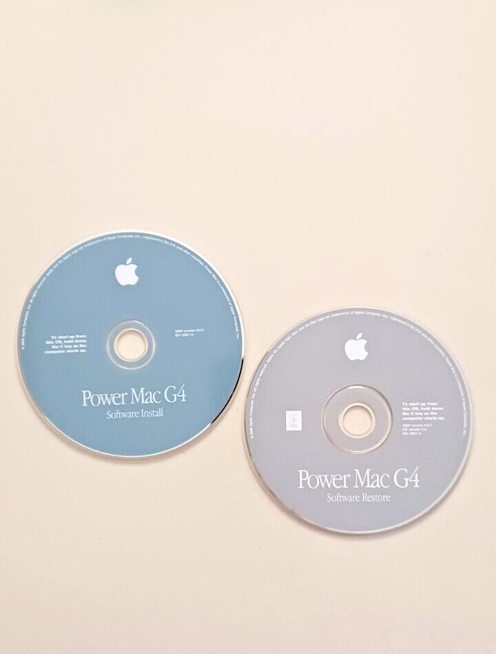 Apple Power Mac G4 Install Restore Discs Computer 2000