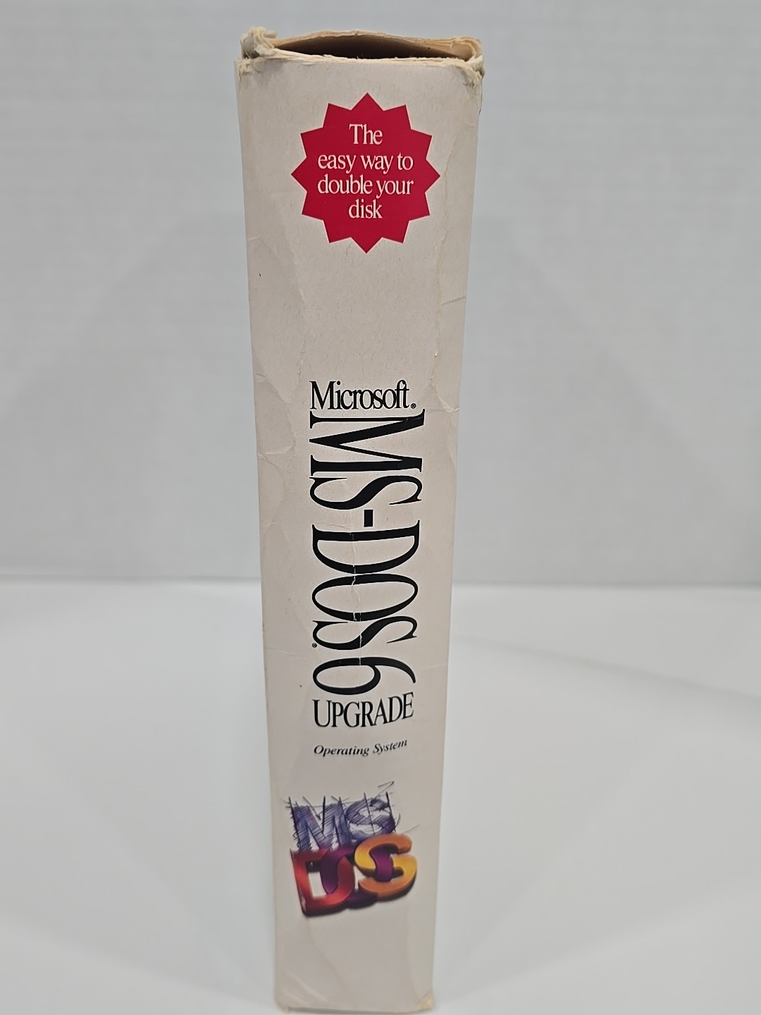 Vintage Microsoft MS-DOS 6.0 Upgrade Operating System 3.5″ Discs + 5.25″ Floppys