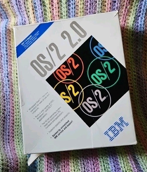 Vintage IBM OS/2 2.0 Full Version 3.5″ in Original Box