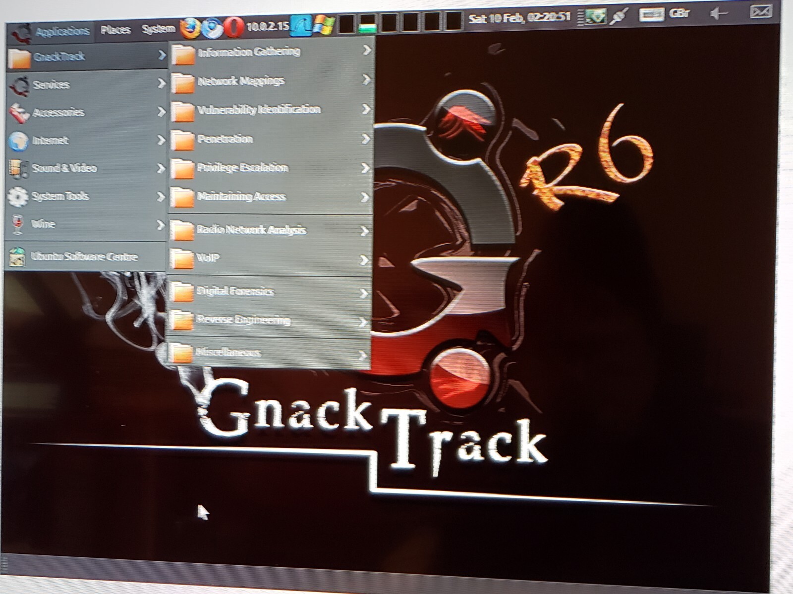 GnackTrack R6 Live DVD x86 32-Bit Security/Pentesting OS