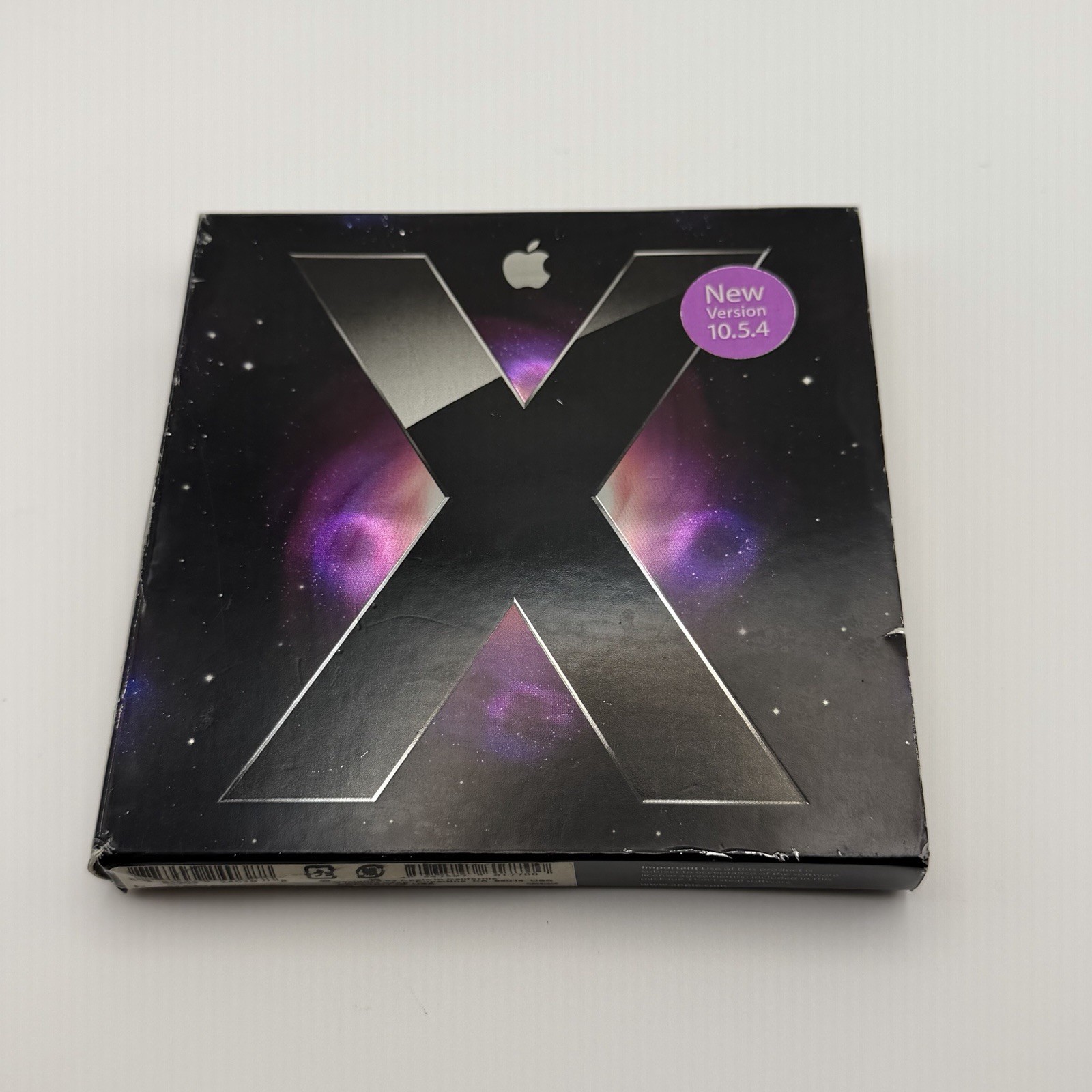Apple Mac OS X Leopard Version 10.5.4 MB576Z/A Install Software Box Manual