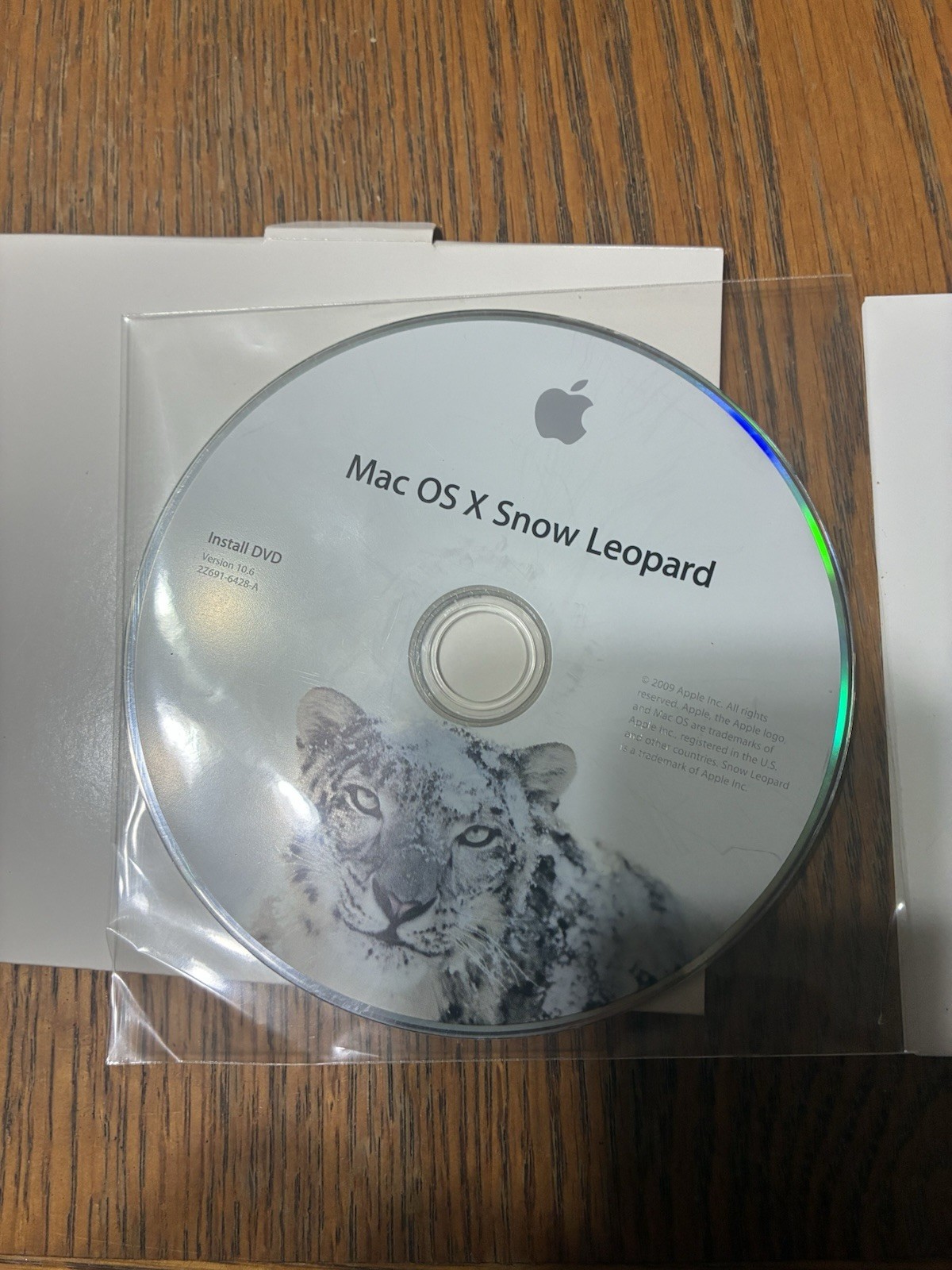 Apple Mac OS x Snow Leopard 10.6.3 Install Disc Complete