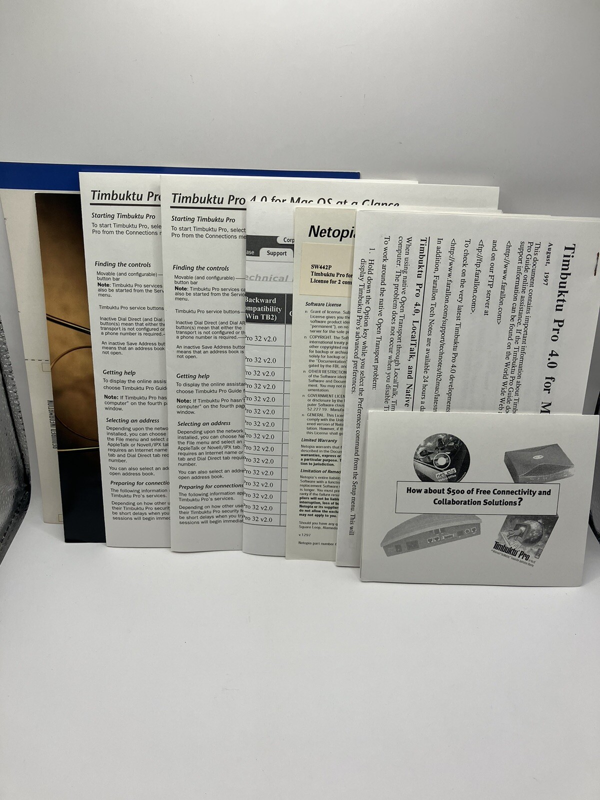 TimbuktuPro For MAC OS V4.0 Used, COMPLETE