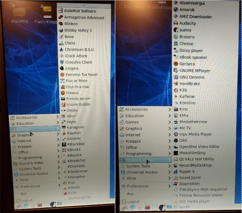 Knoppix Linux Bootable OS v8.6 „Original Live Operating System” 32G USB Stick