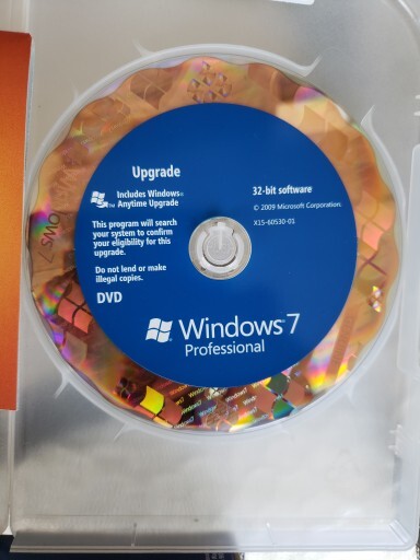 Microsoft Windows 7 Professional Upgrade 32 Bit and 64 Bit DVD MS WIN PRO