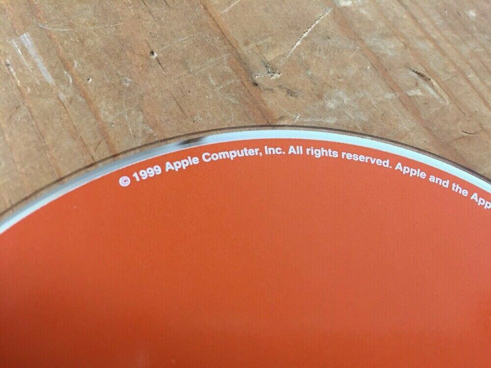 1999 Mac Macintosh iMac System Software Installation v1.1 OS 8.6 CD-ROM Disc