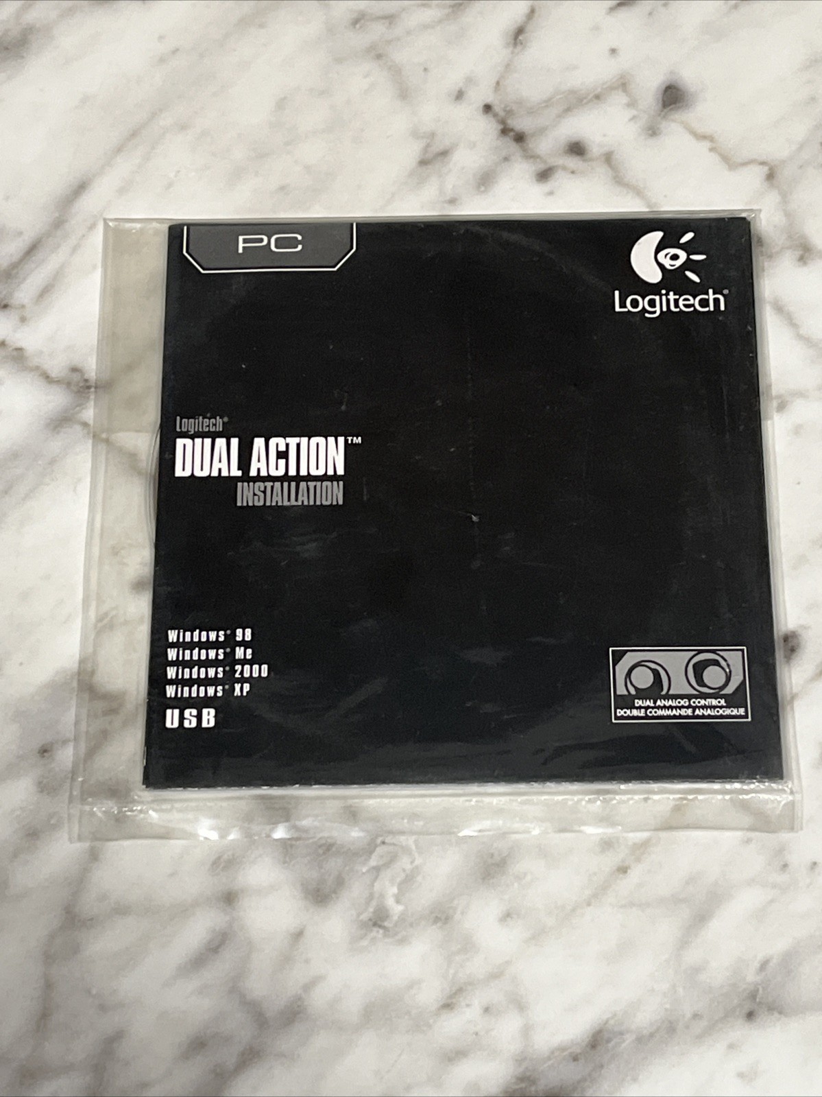 Logitech Dual Action Installation PC – Windows PCs – (2004) – Brand New Sealed