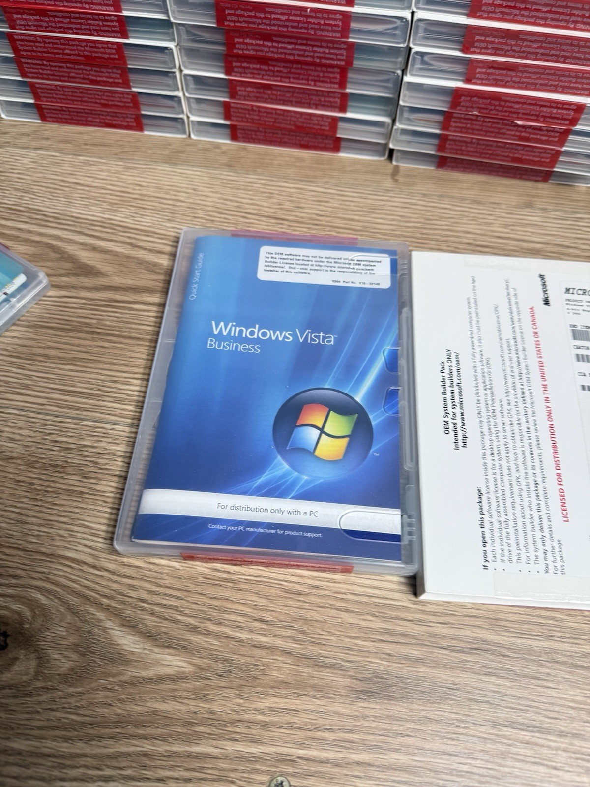 Genuine Microsoft Windows Vista Business Installation Discs (OEM) No License Key