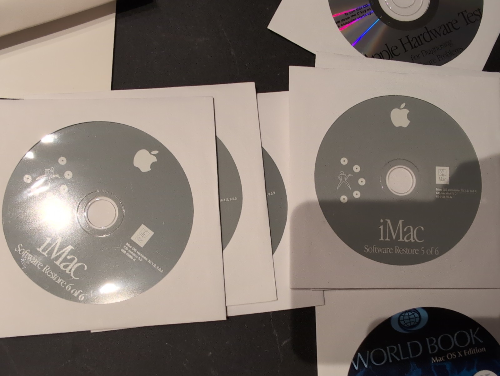 Vintage Apple iMac Software Restore Install CD Disc Lot Mac OS X 10.1.2