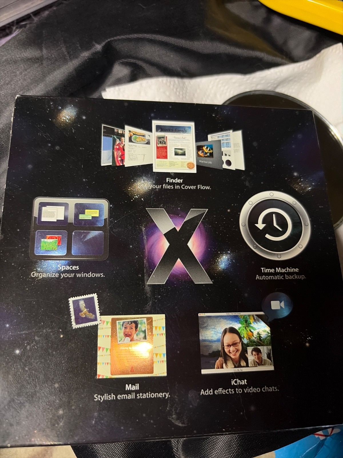 Mac OS x Leopard 10.5.4 Retail Pack Disc Version with Manual