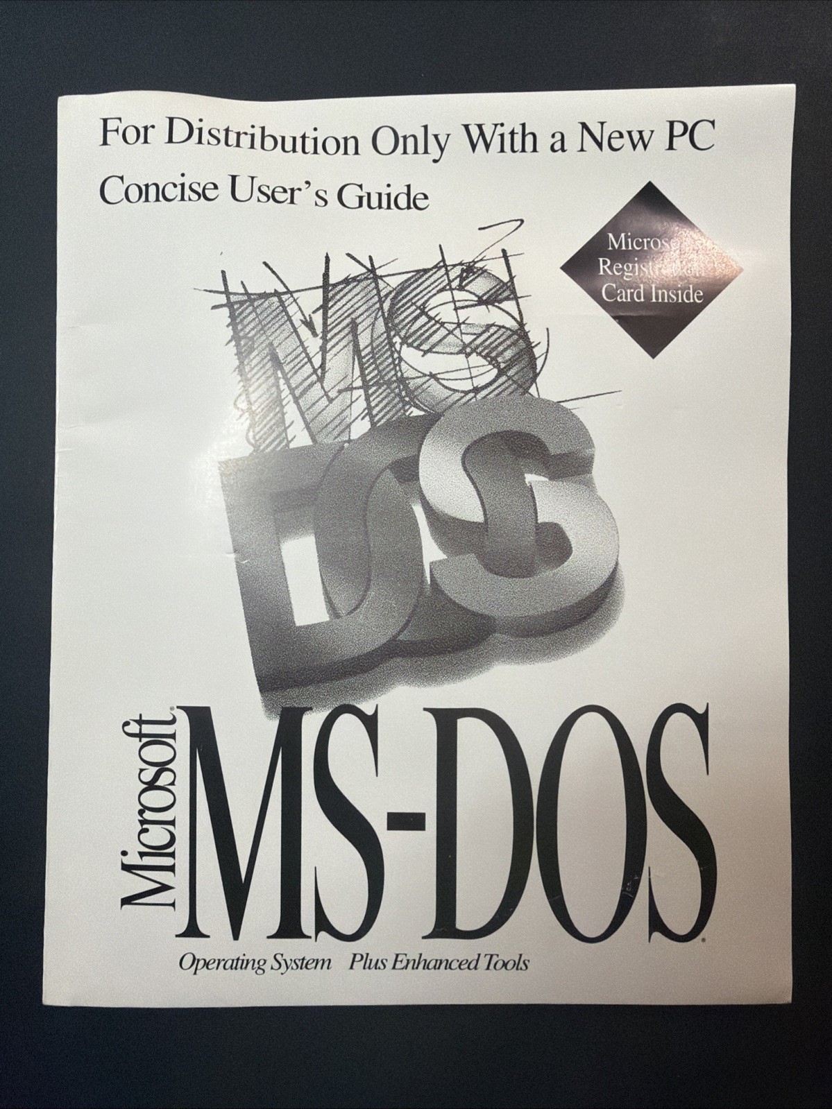 Vintage Microsoft MS-DOS Plus Enhanced Tools 3.5″ Discs – New Open Box