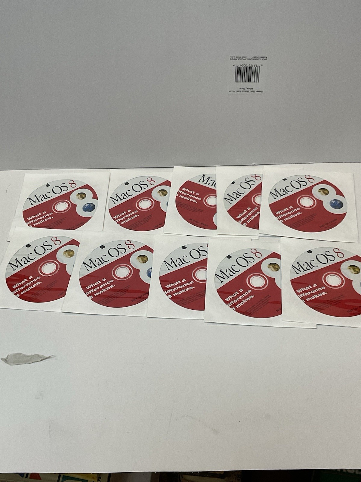 Vintage Mac Lot Of 10 OS 8 Macintosh Software Install CD’s PROMO NOS Sealed