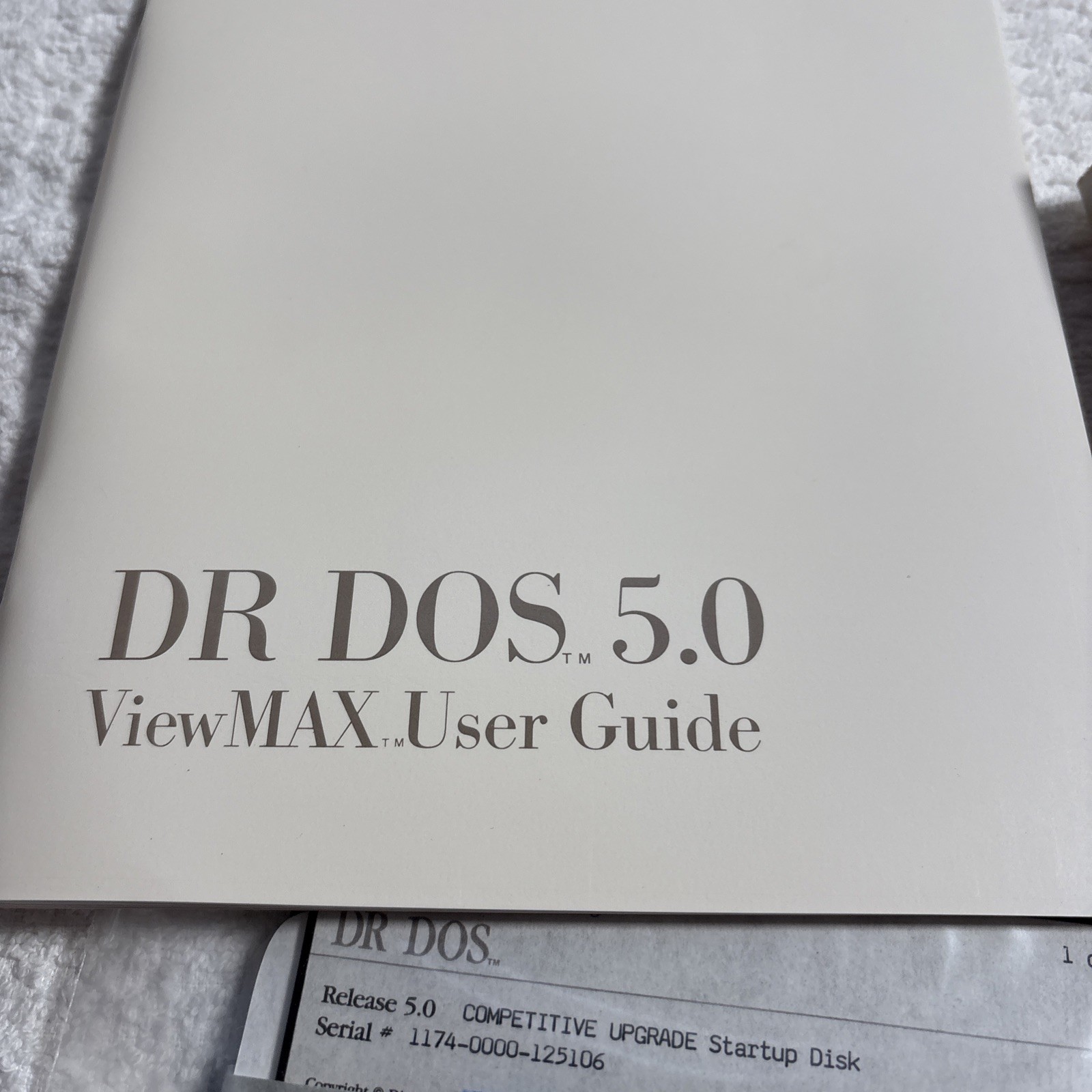 DOS 5.0 Vintage Collectible Digital Research 5.25″ Disk DR DOS 5 Rare Open Box
