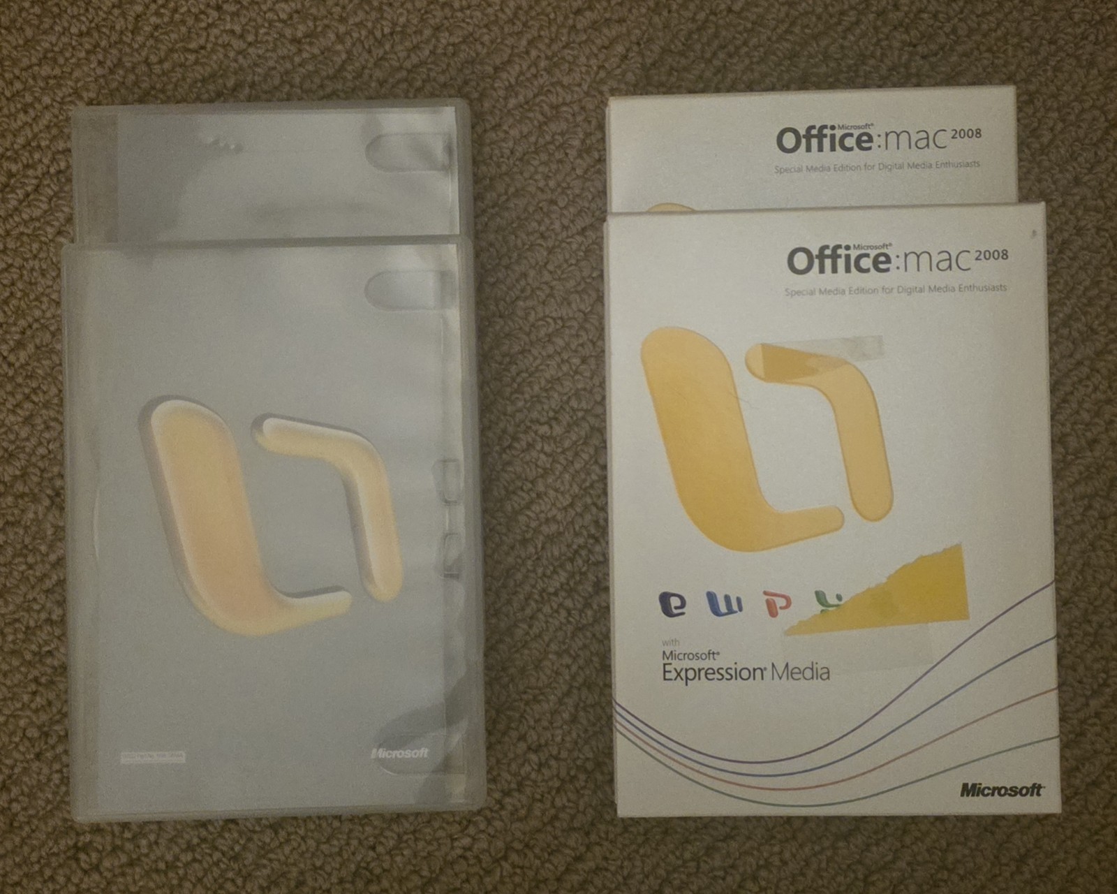 Microsoft Office Mac 2004 2008 2011 Windows 8.1 Virtual PC Software Lot 26+ Pcs