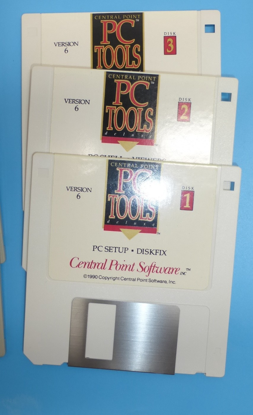 Vintage Microsoft Windows 3.0 DOS Excel Word Point PC Tools Floppy Disk Software