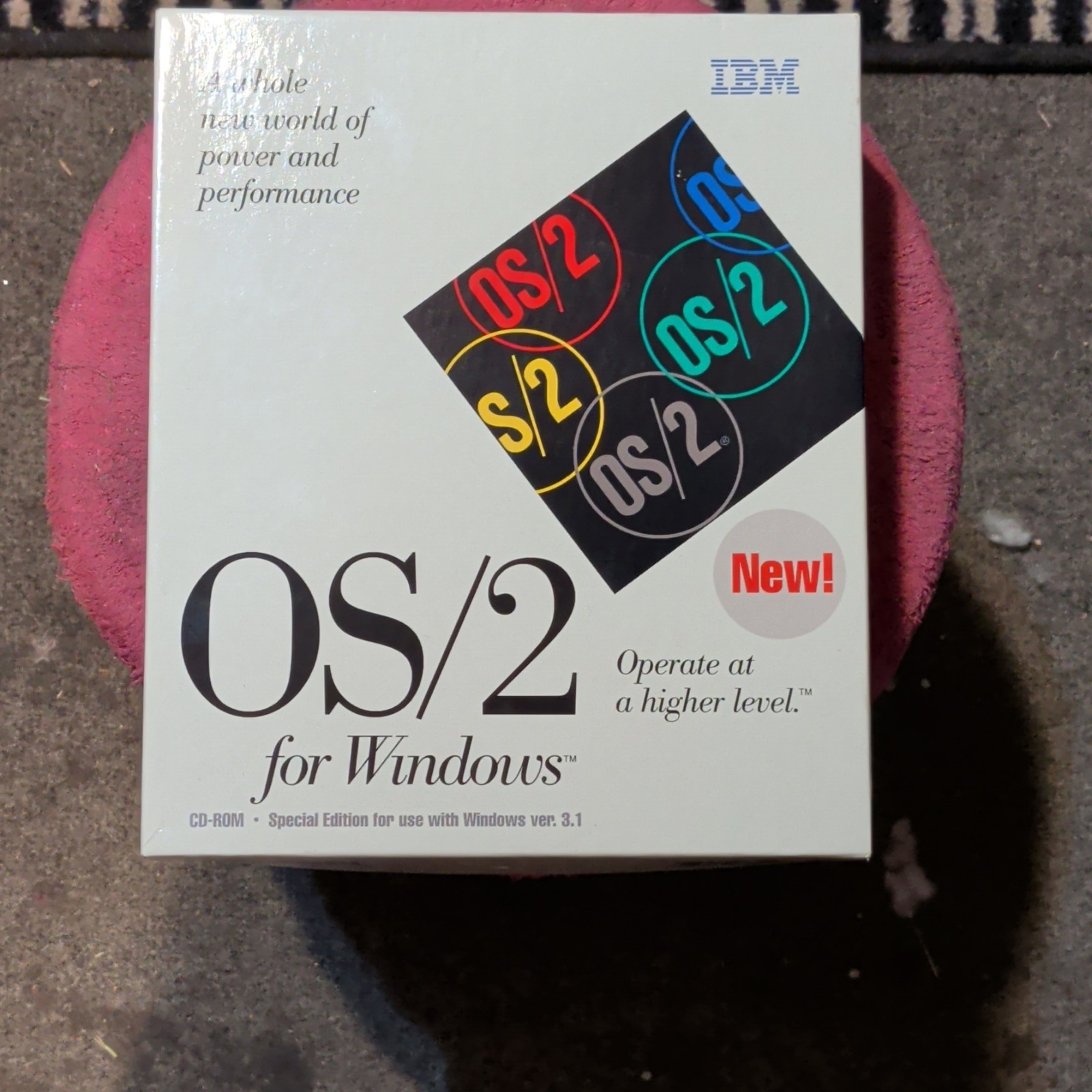 IBM OS/2 for Windows Operating System CD-ROM Special Edition for Windows 3.1