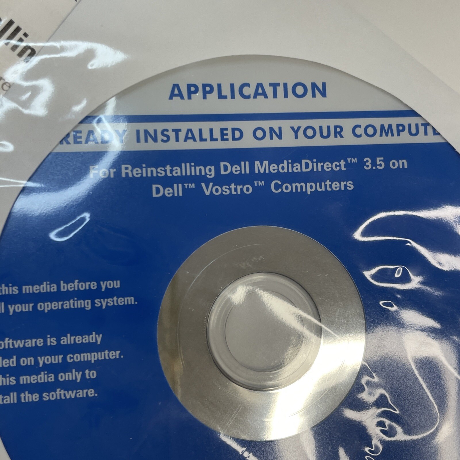 DELL REINSTALLATION CD DVD Vostro