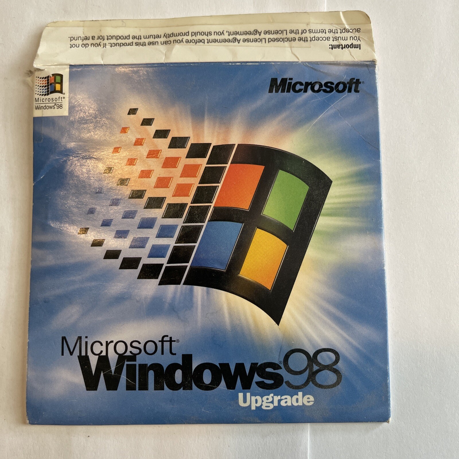 Windows 98 Upgrade CD w/ Product Code