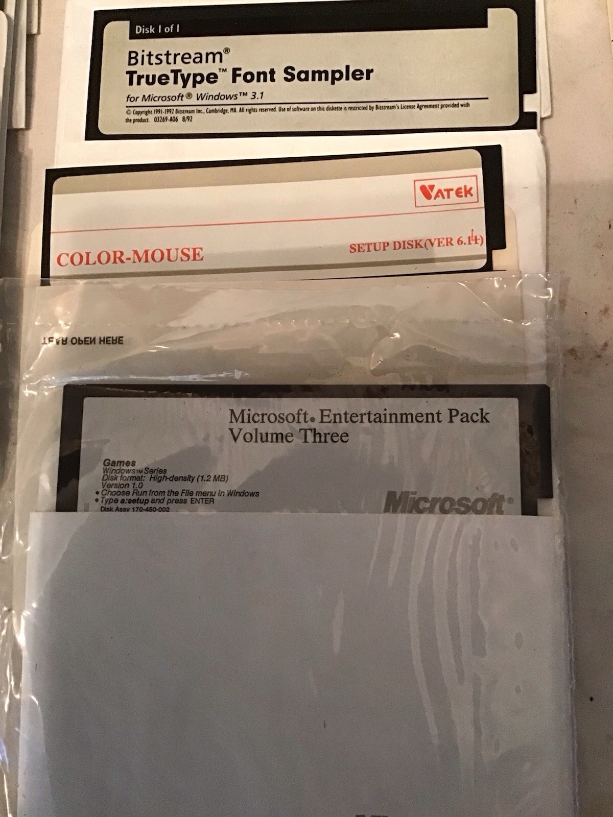 Lot Of Untested Vintage PC Computer Floppy Disks Microsoft Windows MS-DOS
