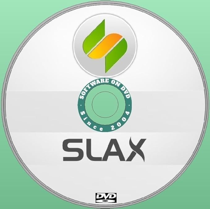 Latest New Release Slax Slackware Linux OS Operating System for PC on DVD