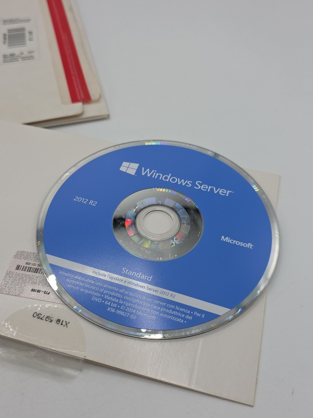 Microsoft Windows Server 2012 R2 Standard / 2CPU, 2VM / P73-06167 incl. DVD ITA