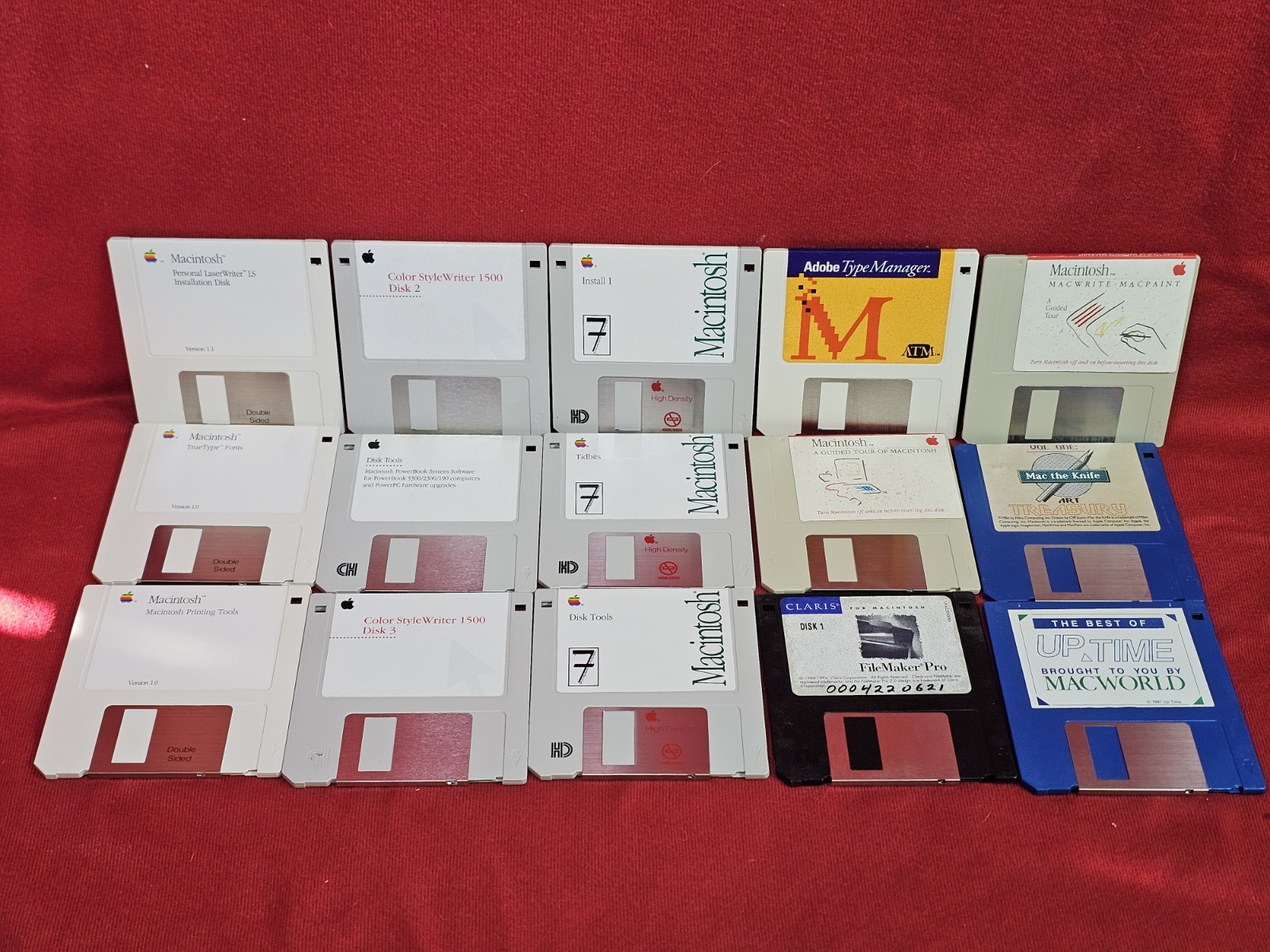Vintage Classic Apple Macintosh System Software Floppy Disks Huge Lot Computing
