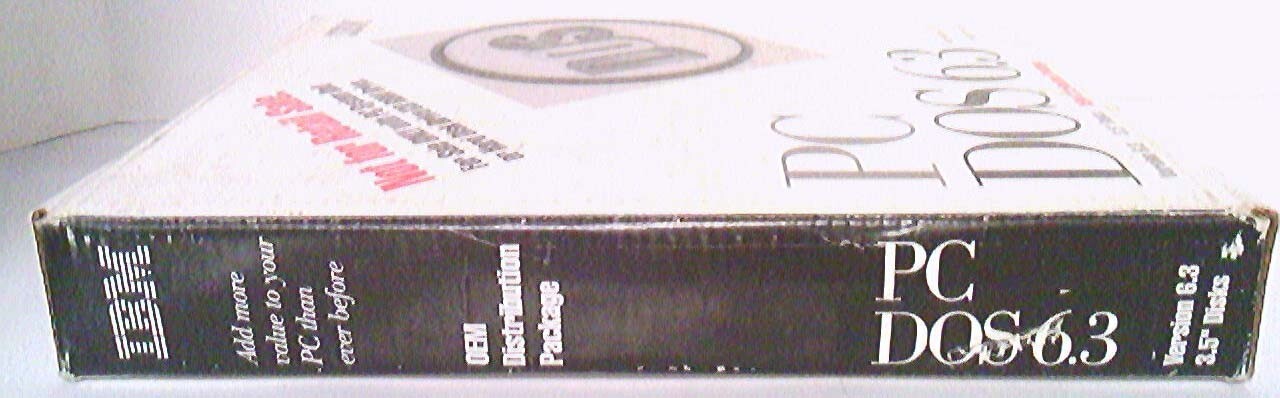 ✅ IBM~PC~DOS 6.3~Original~3.5″ Inch Floppy Disks~OEM Distribution Package~1993