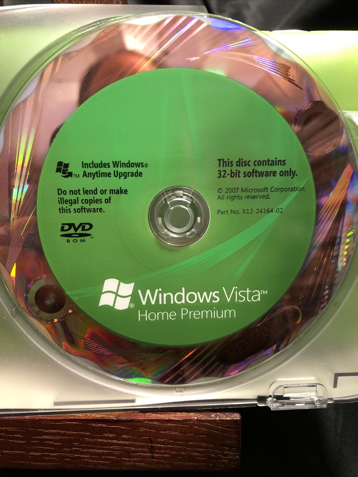 Microsoft Windows Vista Home Premium Full MS WIN 32 Bit DVD! EXCELLENT! FREE S/H