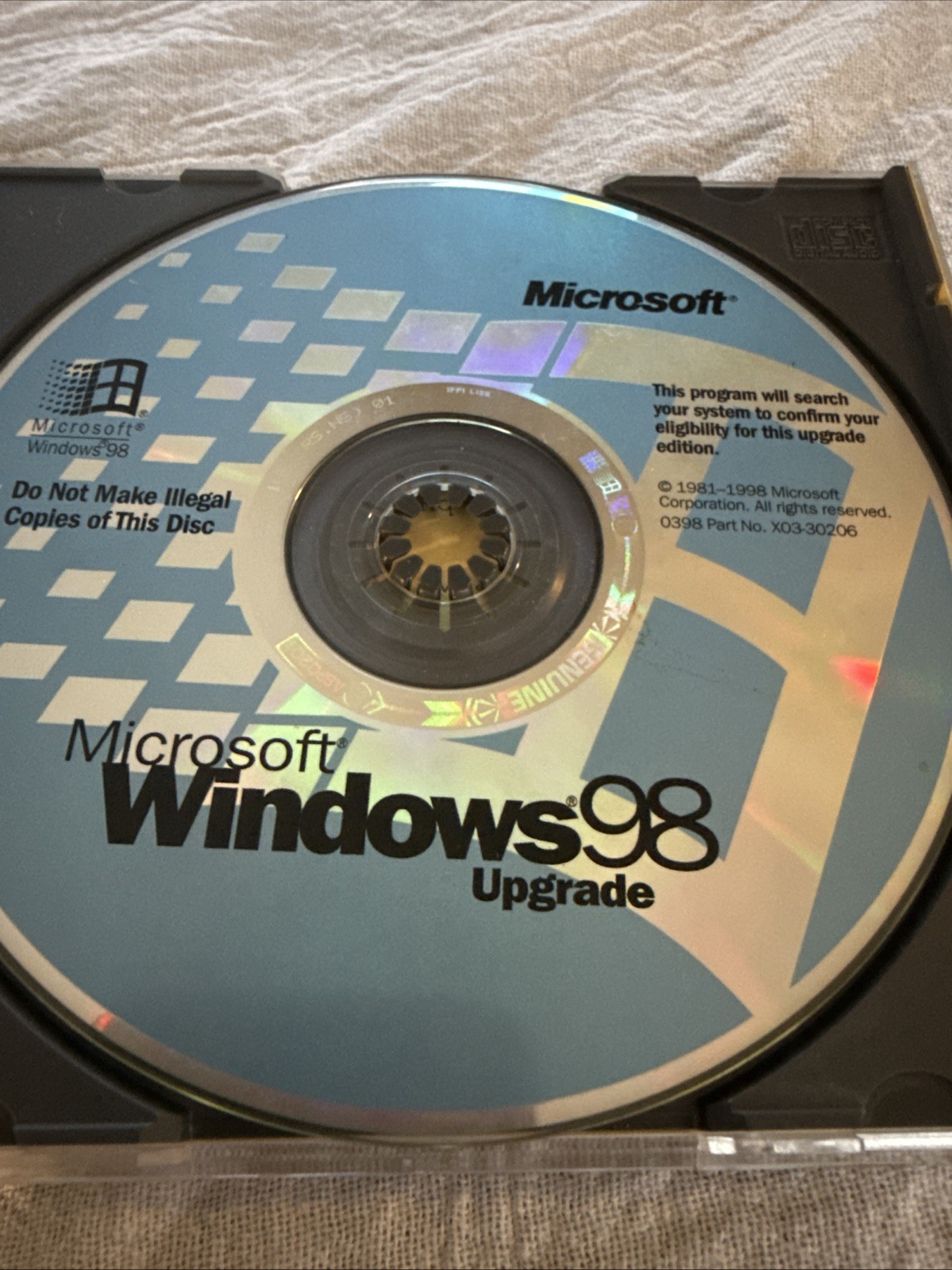 Microsoft Windows 98 and Windows Microsoft 98 upgrade