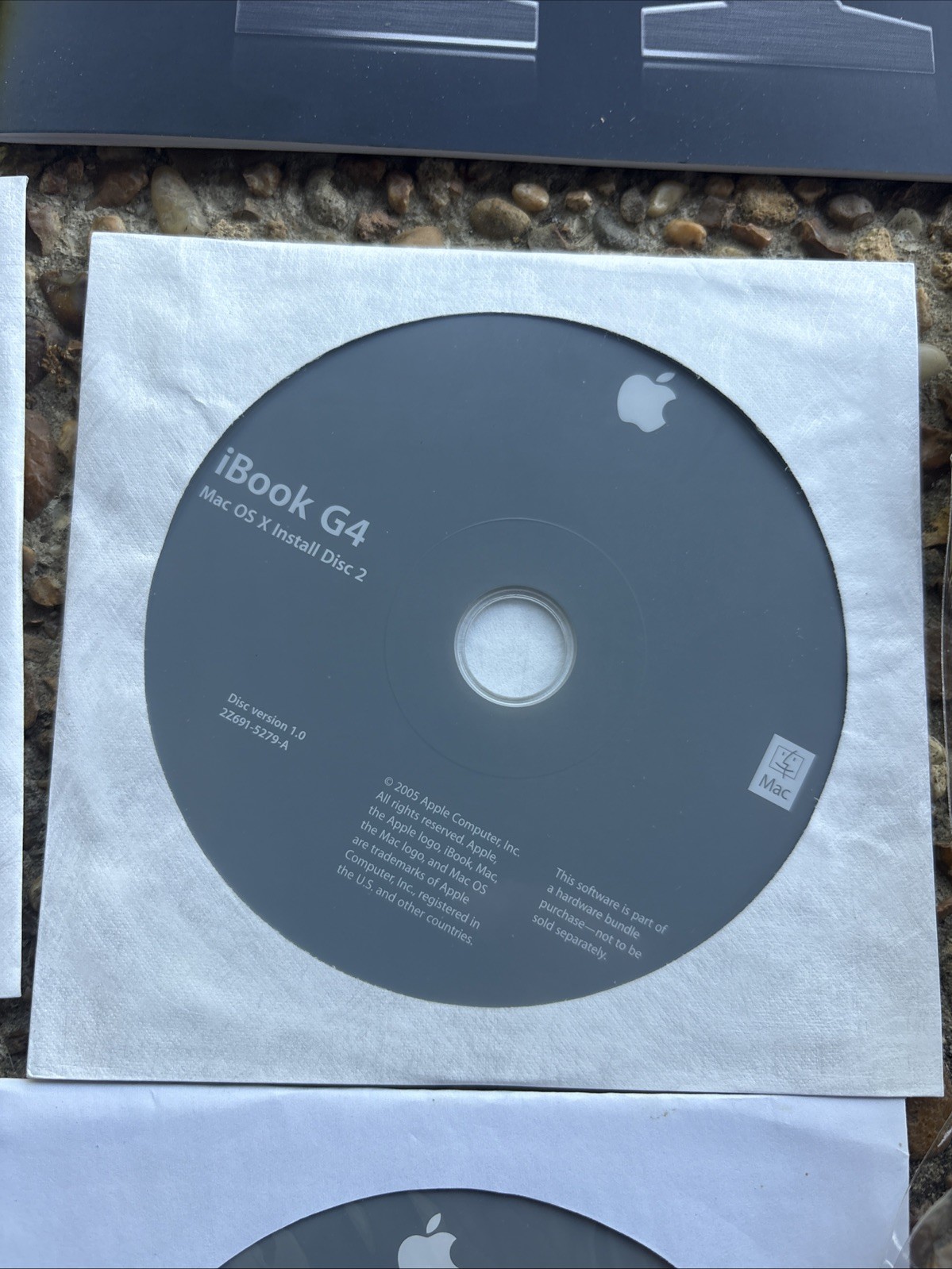 Apple iBook G4 Complete Restore Kit Mac OS X Panther Discs 1-4 10.3 AHT Manuals