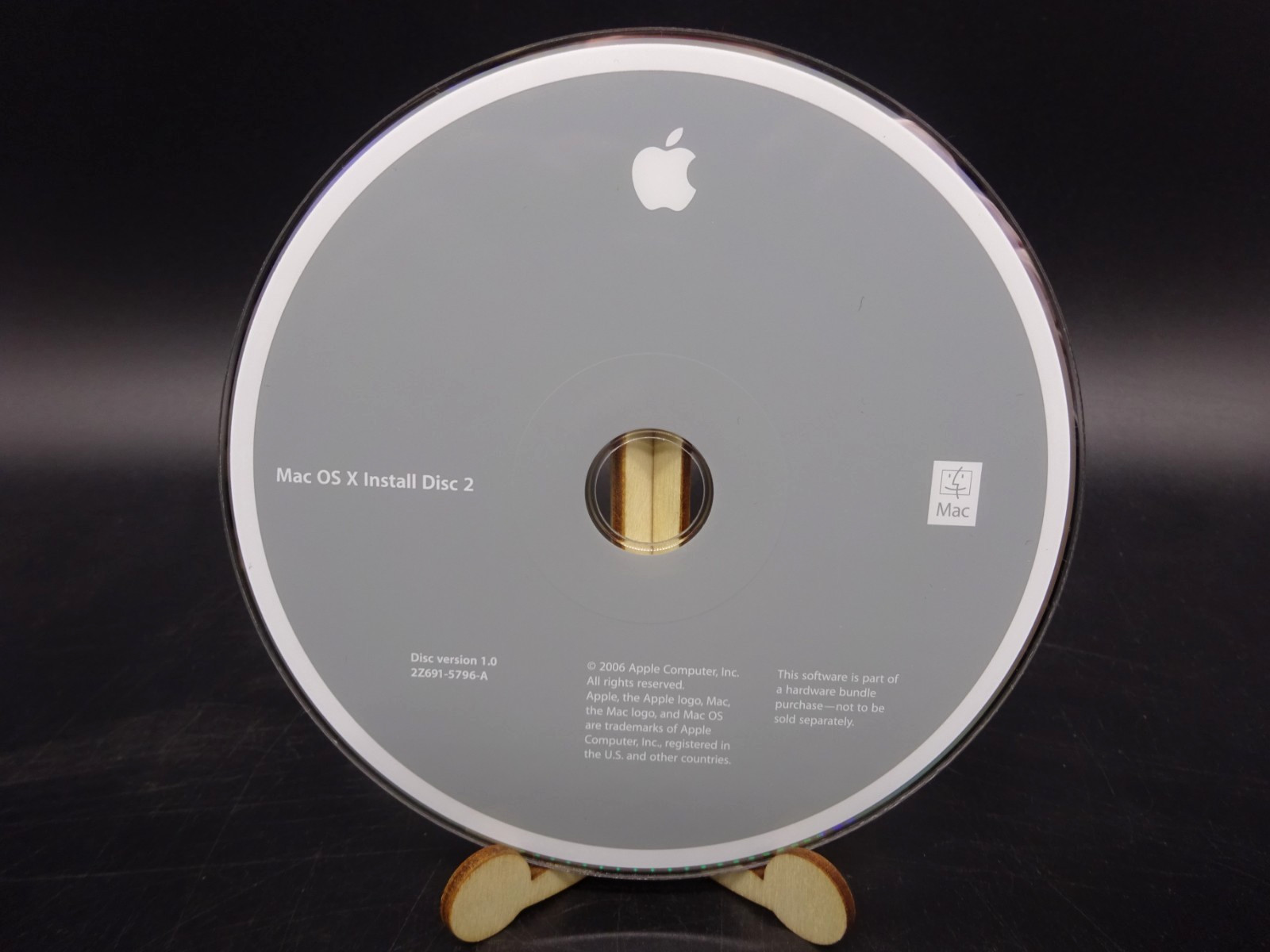Mac OS X, version 1 Install Disc 2 DVD 2007, 2Z691-5796-A