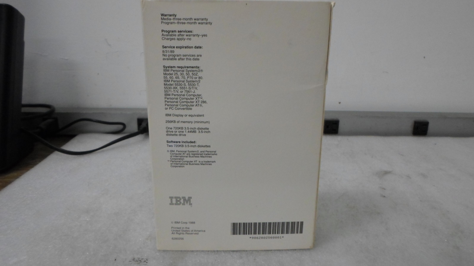IBM Disk Operating System Version 4.00 3.5″ Diskettes – Original Box