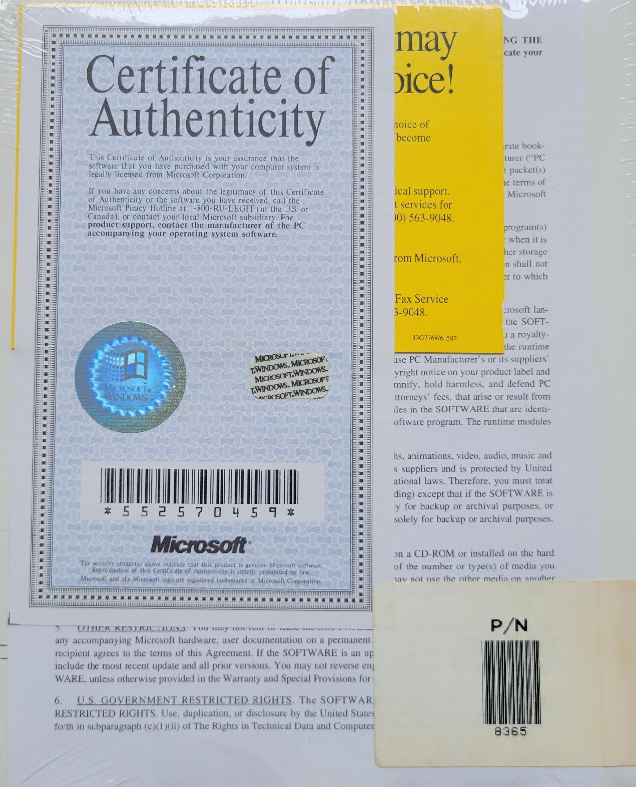 Microsoft Windows for WorkGroups Users Guide (Sealed)