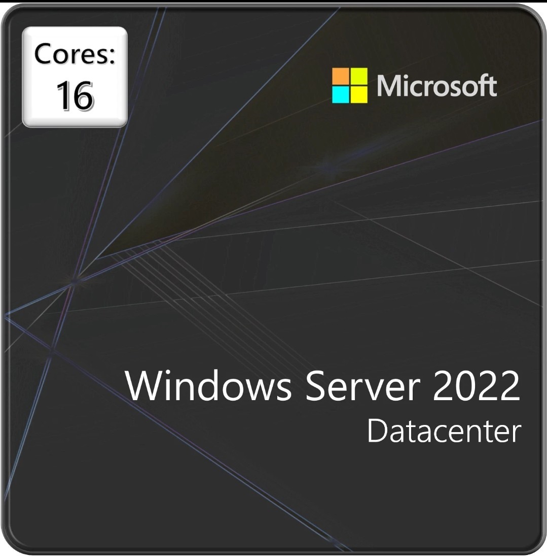 Windows Server 2022 Datacenter Edition – 24 Core License w/ 10 User CALs