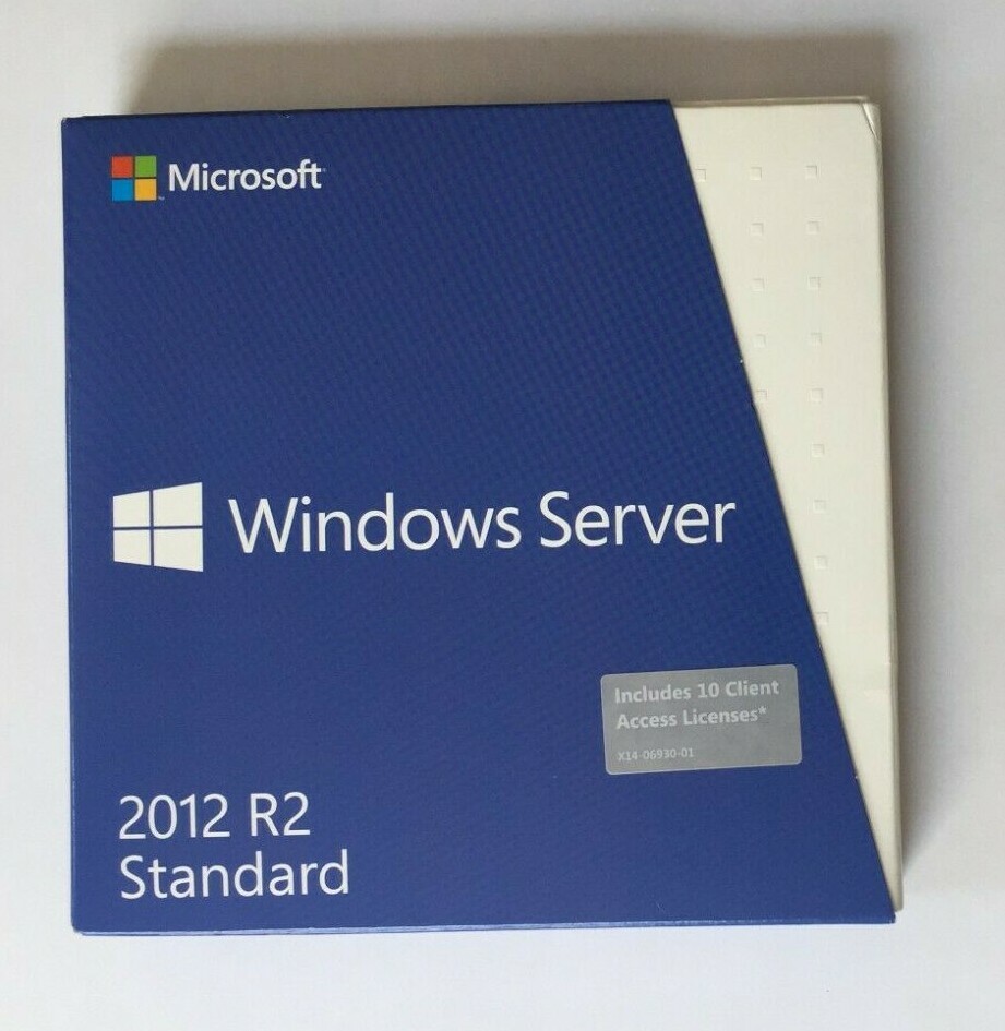 Microsoft Windows SVR STD 2012 R2 64bit English DVD 10 CLT SKU P73-05967.