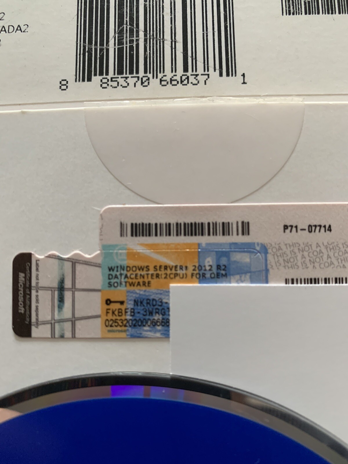 Windows 2012 R2 Server Datacenter / 2 CPU English Full Version with VAT Invoice