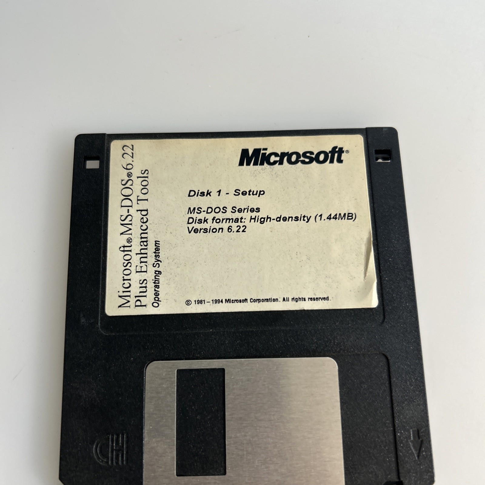 Microsoft MS-DOS Plus Enhanced Tools 3.5” Floppy Disks 1-3 Untested abbs