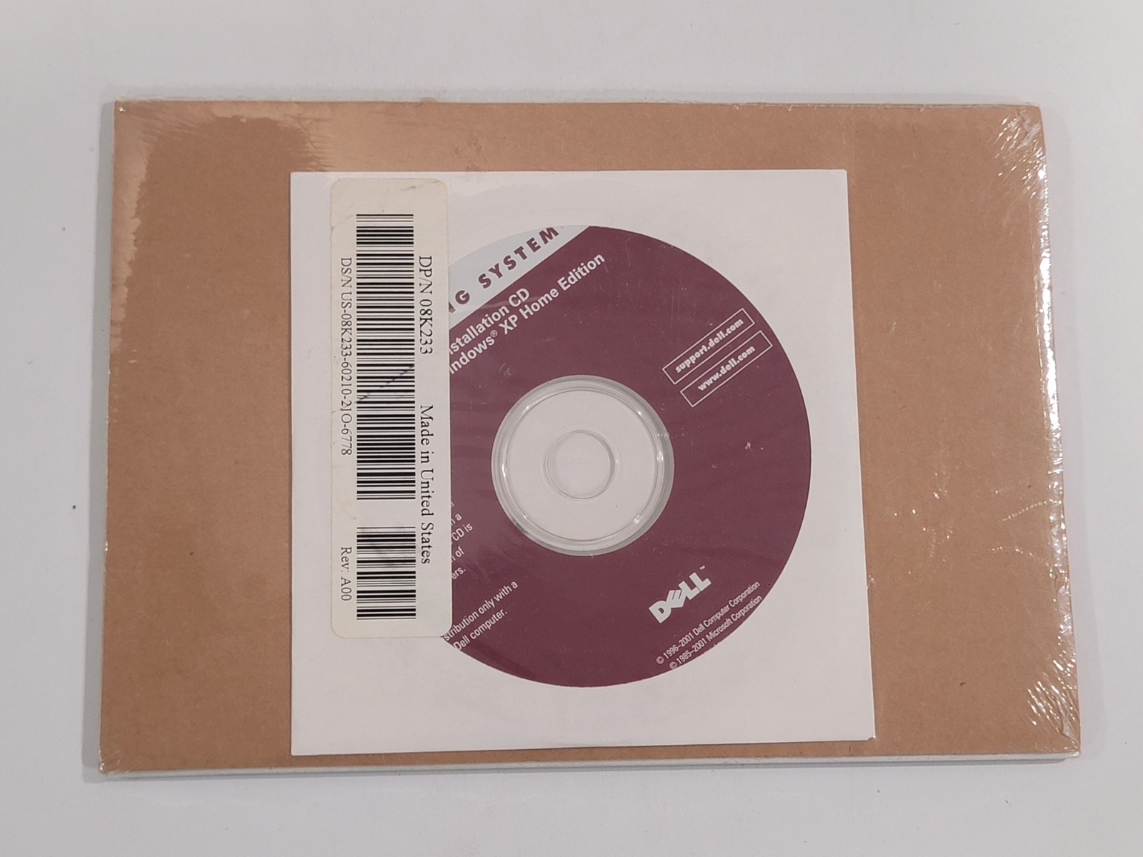 Vintage Microsoft Windows XP Home Edition Dell | Version 2002 | FACTORY SEALED
